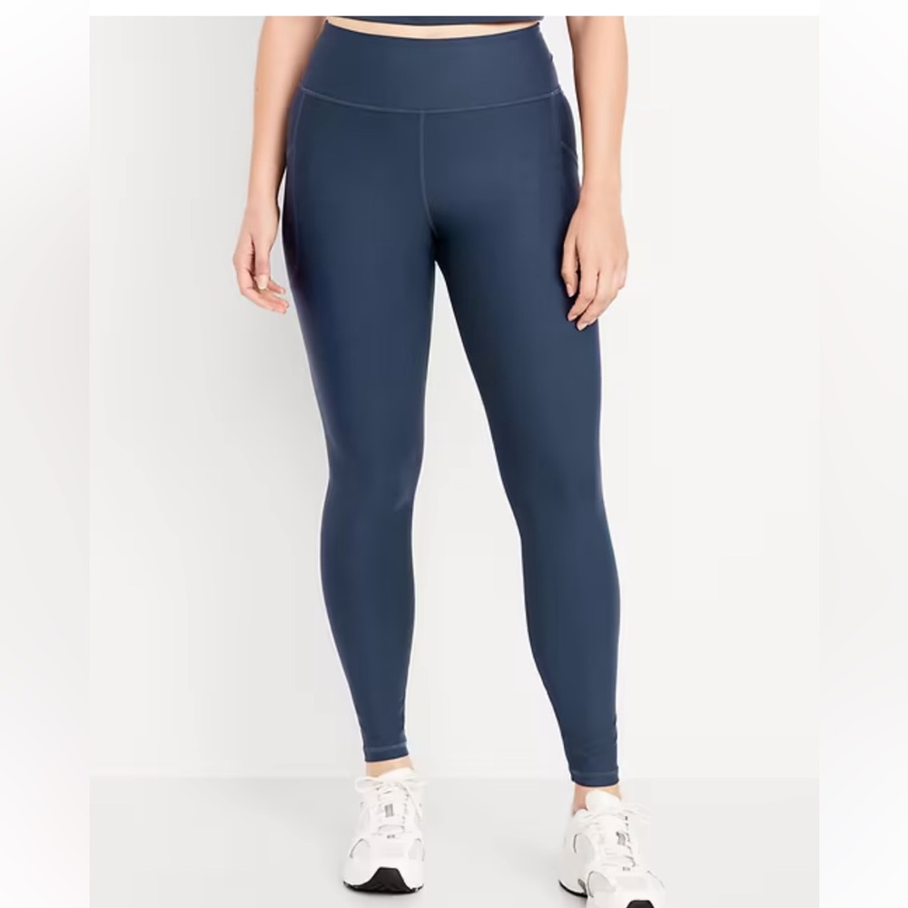 Old Navy Dark Navy High-Waist Leggings